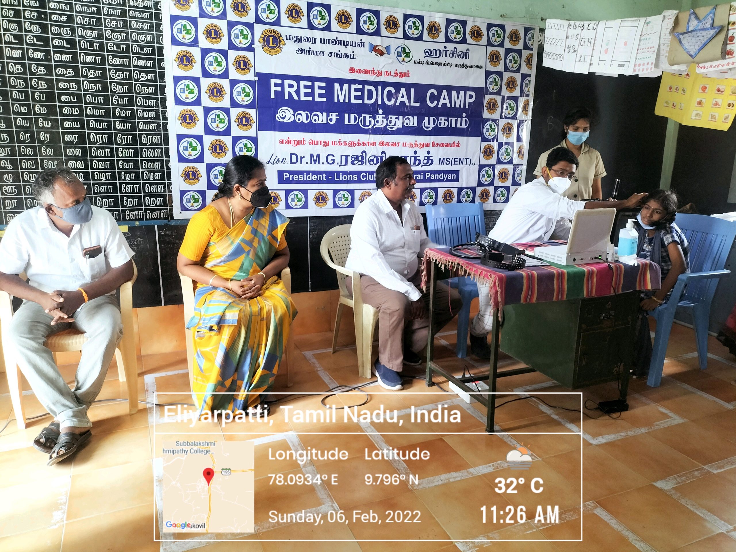 Free Ear Nose Throat and Diabetes Medical Camp