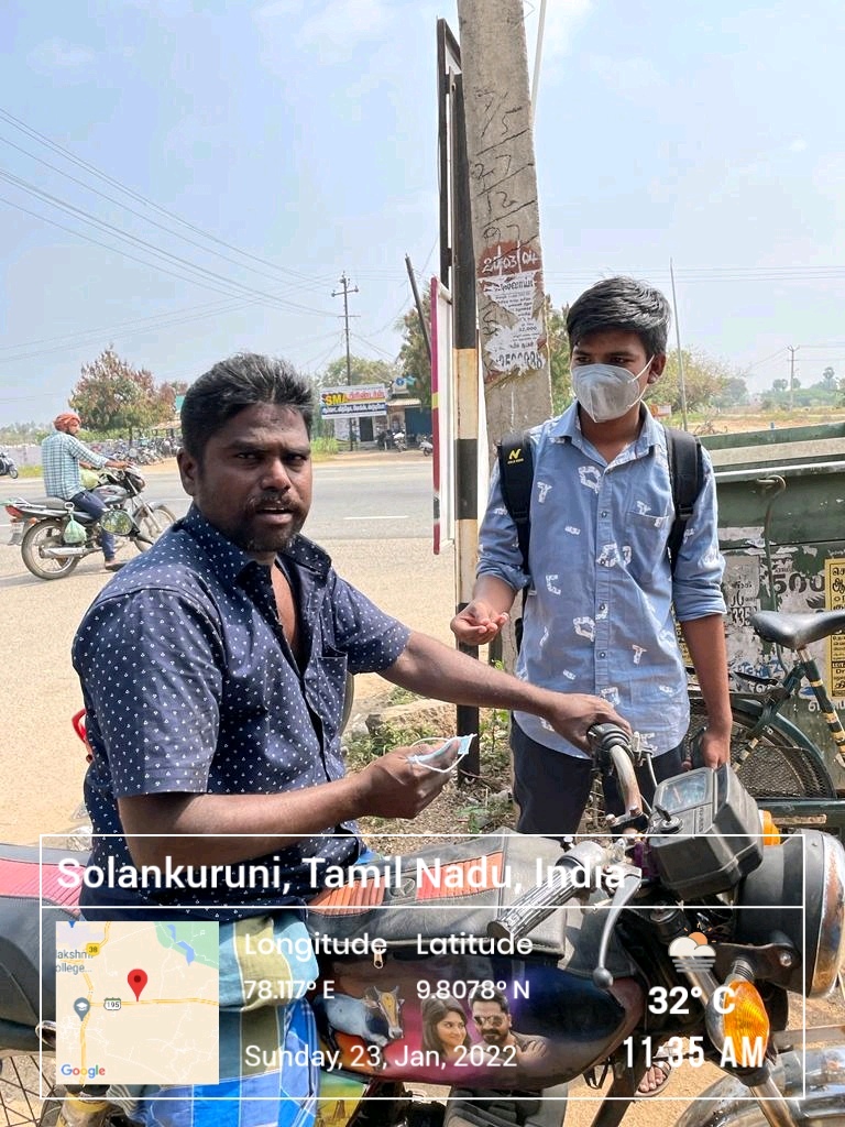 Awareness Programme on Face Mask at Solankuruni